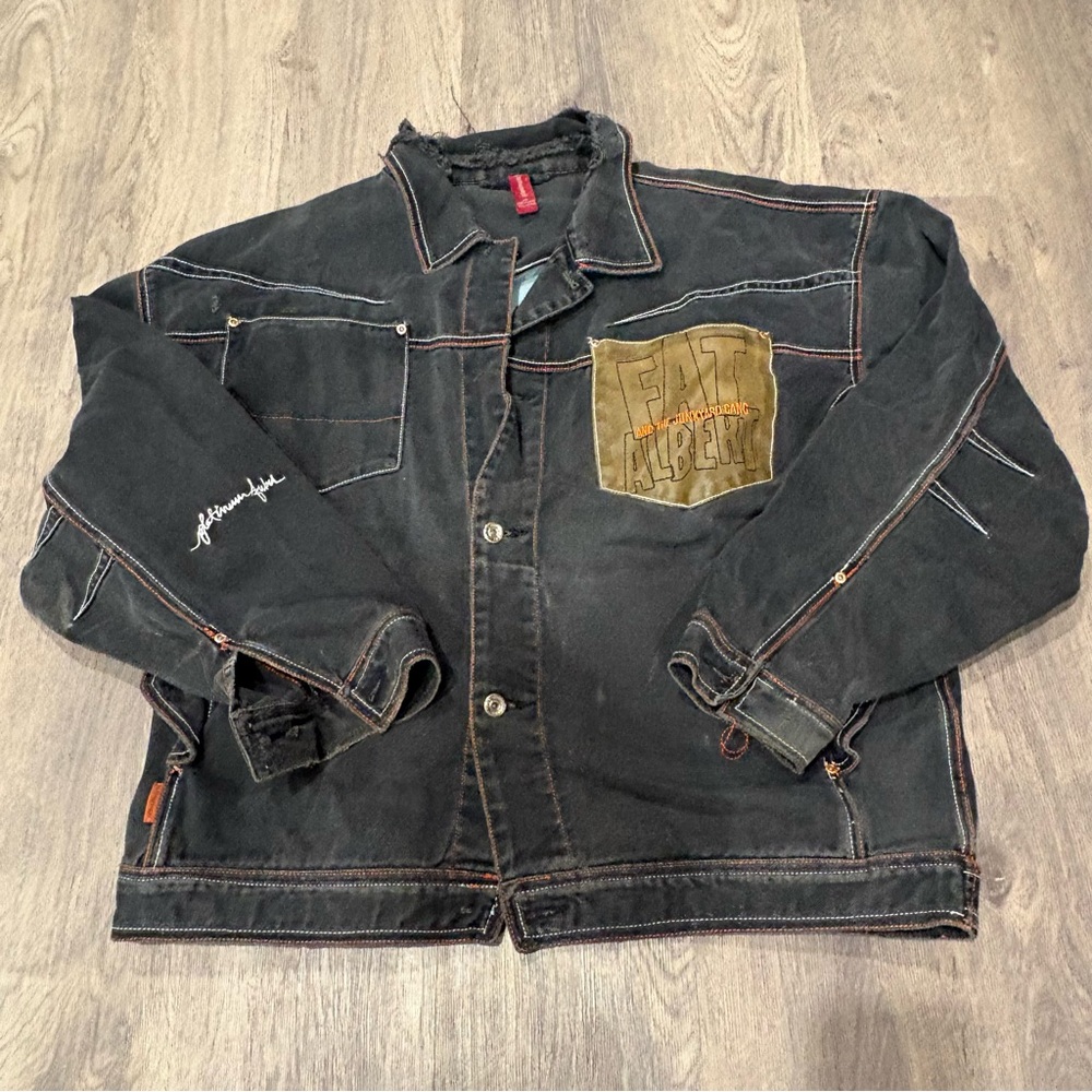 Vintage Fat Albert Black Denim Jacket